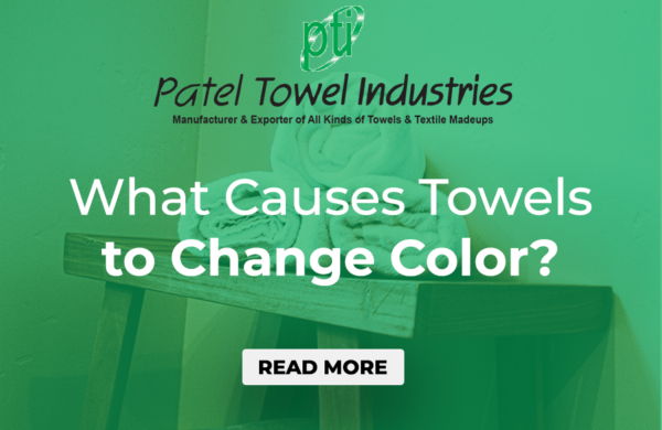 what cause towels to change color