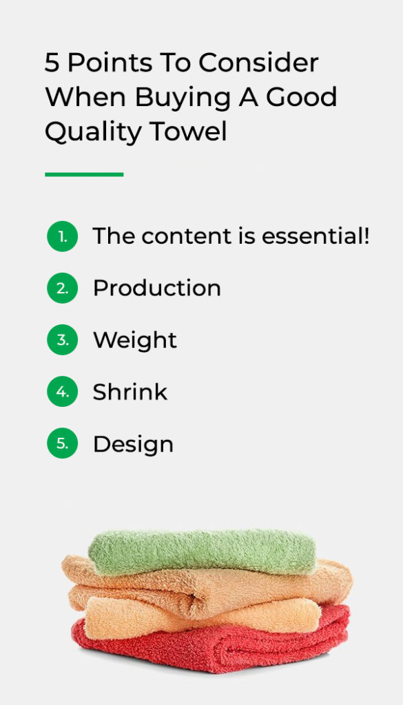 5 Points To Consider When Buying A Good Quality Towel